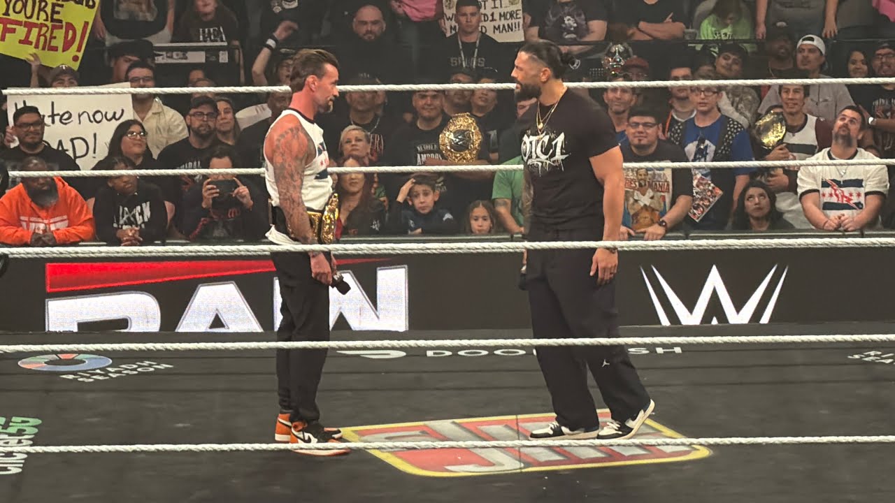 CM Punk Confronts Roman Reigns Full Segment - WWE Raw 3/16/2026
