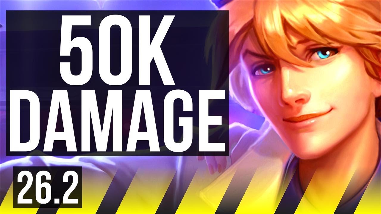 EZREAL & Soraka vs CAITLYN & Lux (ADC) | Good KDA: 20/2/6, 50K damage | KR Master | 26.2