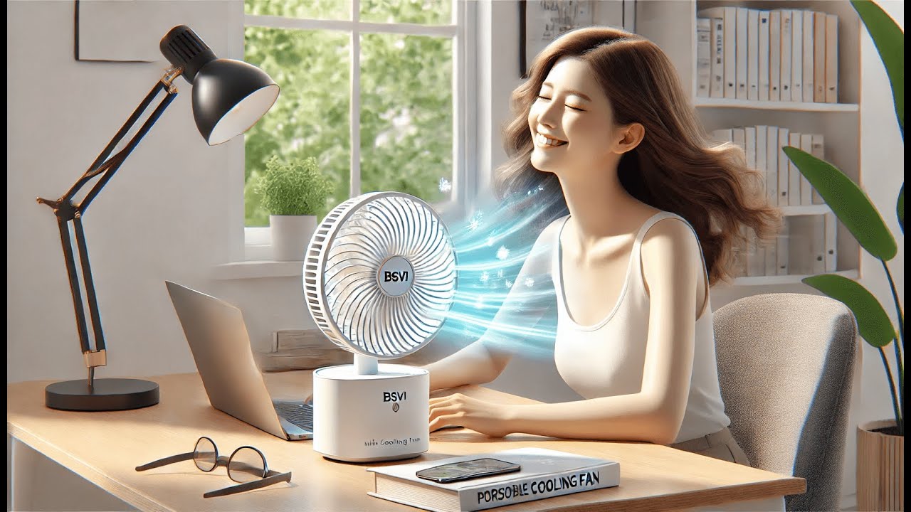🌬️ BSVI Desk Fan Portable Personal Desktop Mini Cooling Micro Review 🌬️
