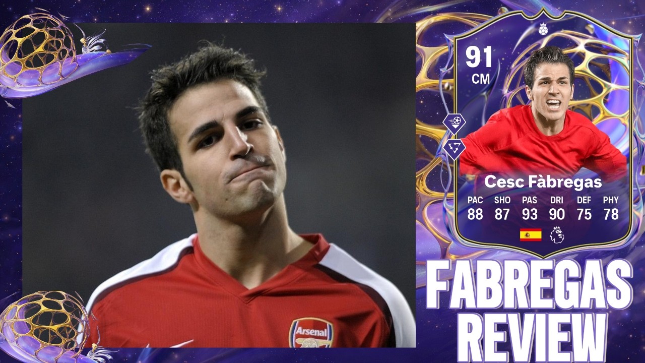 ¡EL PASE Y DEFINICION SON TOP! Cesc Fabregas 91 FUTURE STARS HERO REVIEW EA FC 26