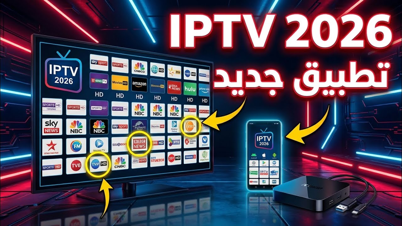أحسن تطبيق يجعل العالم بين يديك جديد  IPTV 2026 يعمل بثبات و بدون تقطيع 