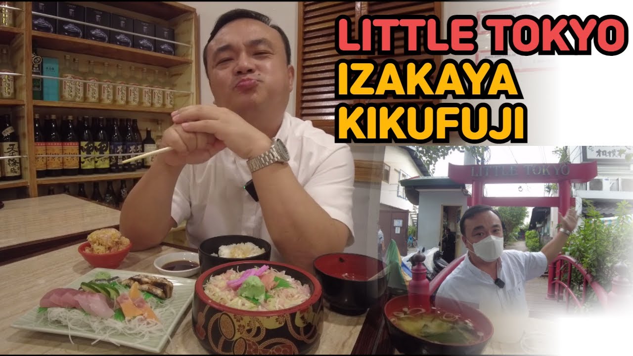 Introducing the best food in Little Tokyo IZAKAYA KIKUFUJI Japanese Food Tour in Manila, Philippines