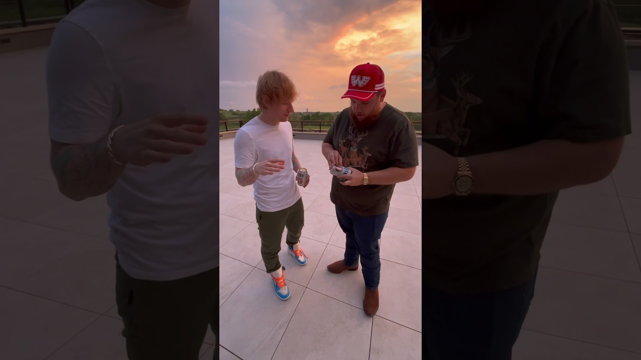 Learning how to shotgun a beer with Luke Combs