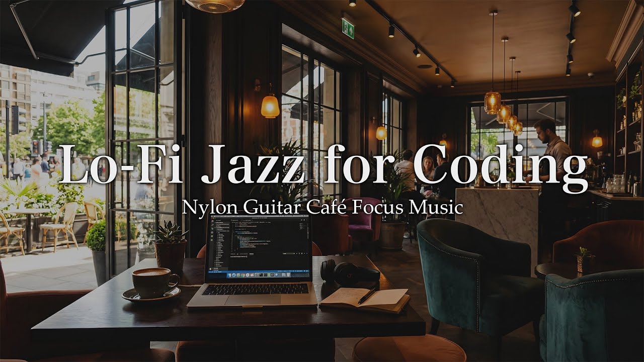 Lo-Fi Jazz for Coding – Nylon Guitar Café Focus Music | EP54