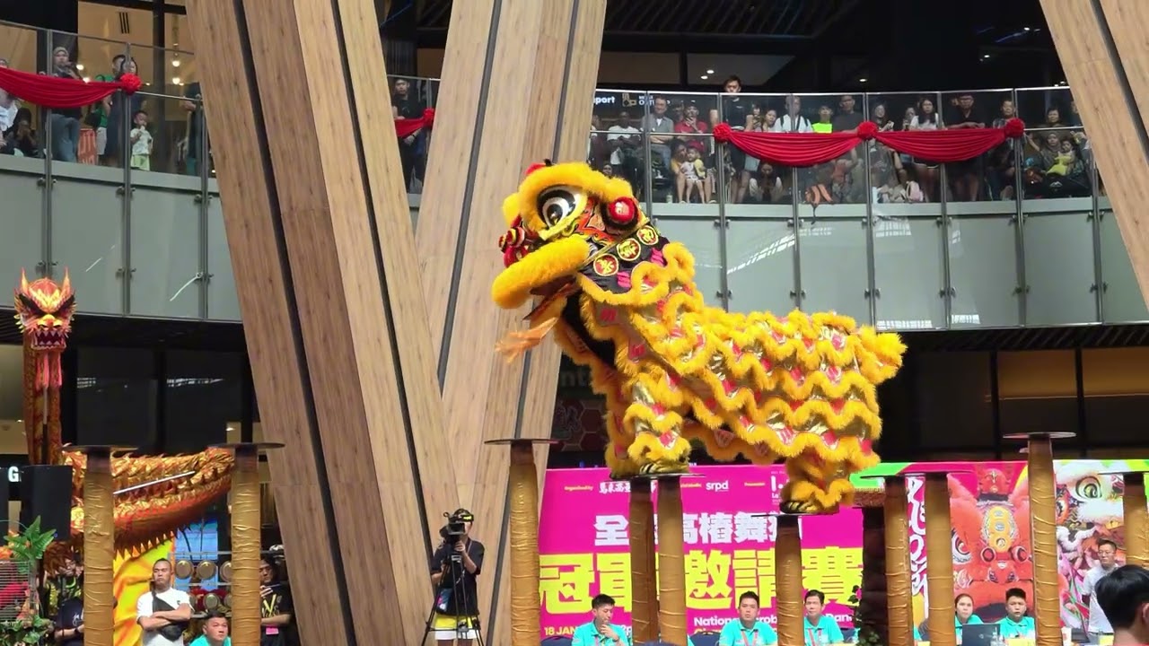 #龙狮节 2026 全國高樁舞獅冠軍邀請賽 - 柔佛南仙 Acrobatic Lion Dance by Johor NanXian @ Lalaport, Kuala Lumpur