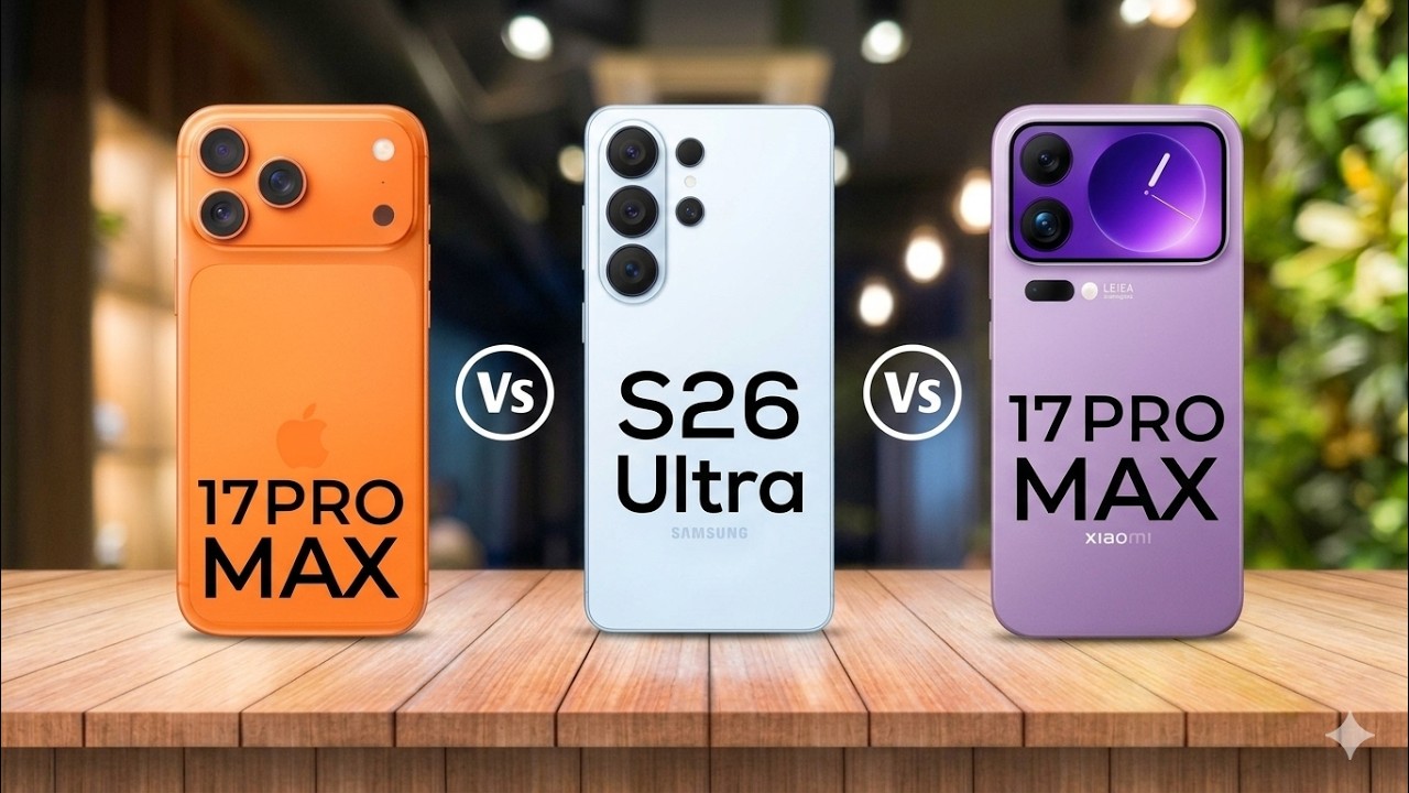 iPhone 17 Pro Max vs Samsung S26 Ultra vs Xiaomi 17 Pro Max | Ultimate Flagship Comparison 2026
