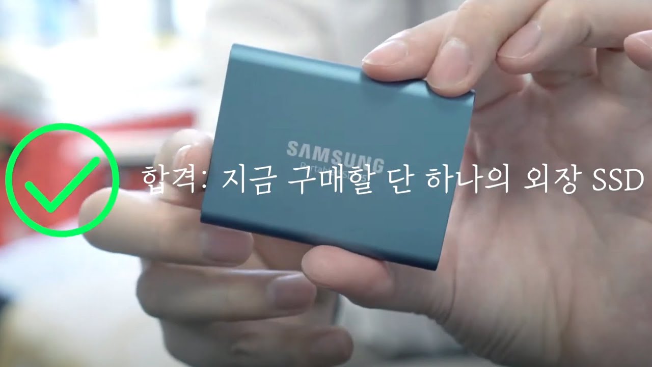 SAMSUNG Portable SSD T5는 좋은 물건입니다. 지금 단 하나의 외장 SSD로 T5를 추천합니다.