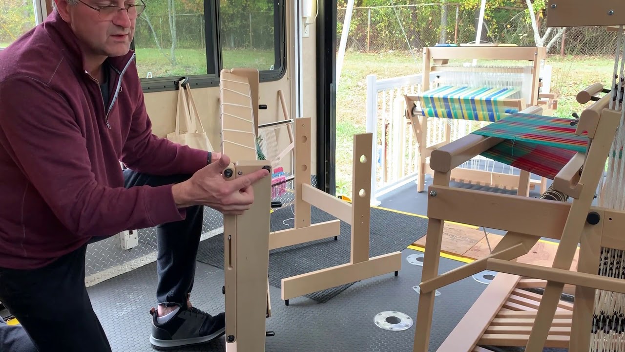 Как сложить и разложить ткацкий станок Louët Jane Loom