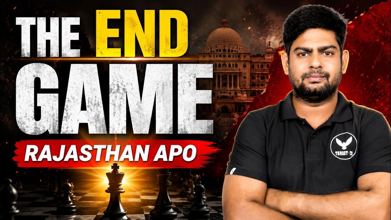 Rajasthan APO 2026 | The End Game | Final Revision | APO Exam Preparation By Surya Sir