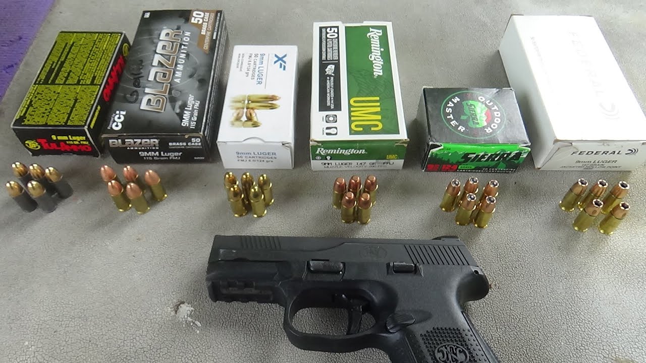FNS 9C Ammo Test