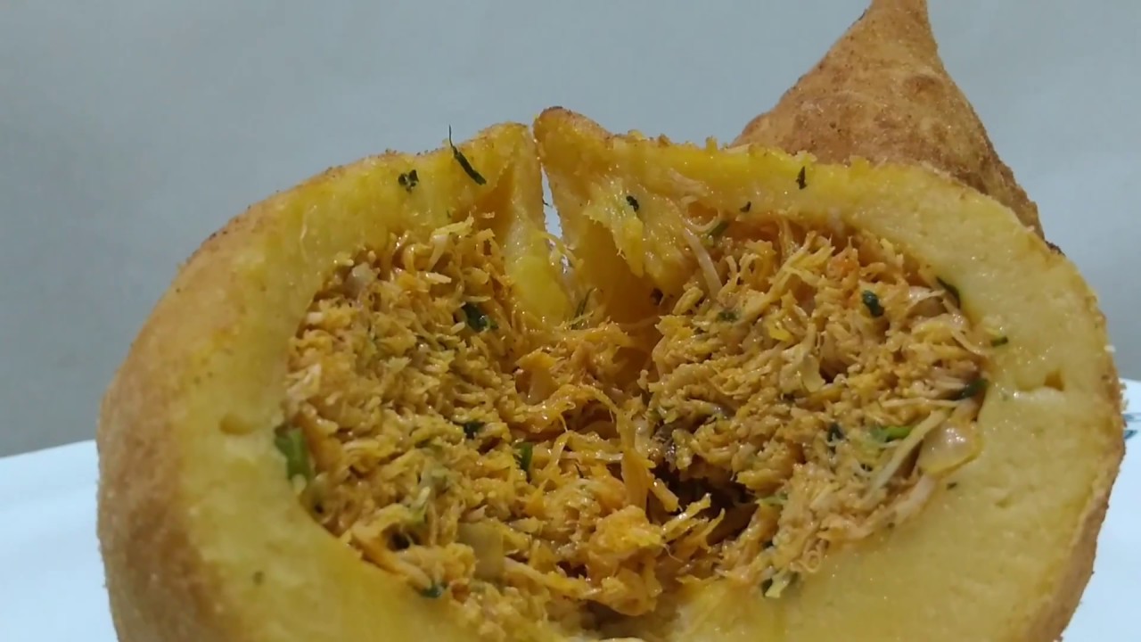 Como fazer coxinha de frango igual as de lanchonete