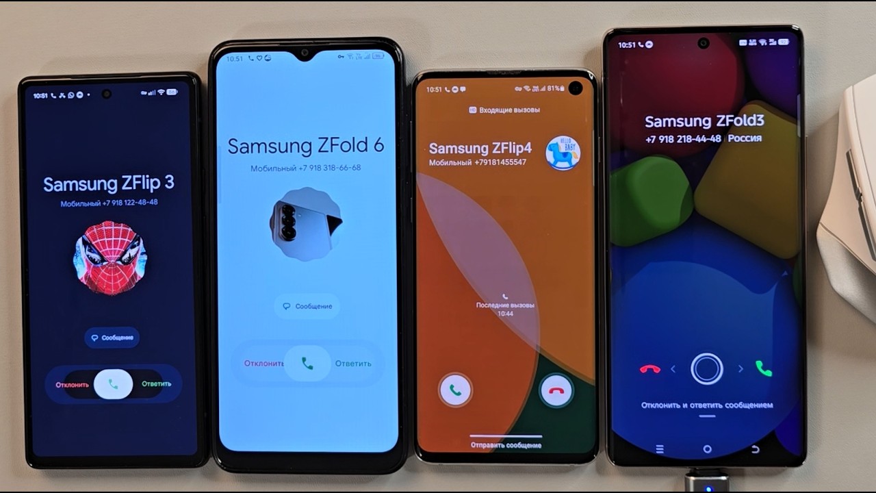 Incoming call Google Pixel 6A TCL 30b Samsung S10 Tecno Camon 30S with mouse control