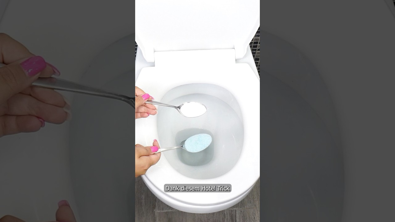 Hoteltrick f&uuml;r eine strahlend saubere und wohlriechende Toilette