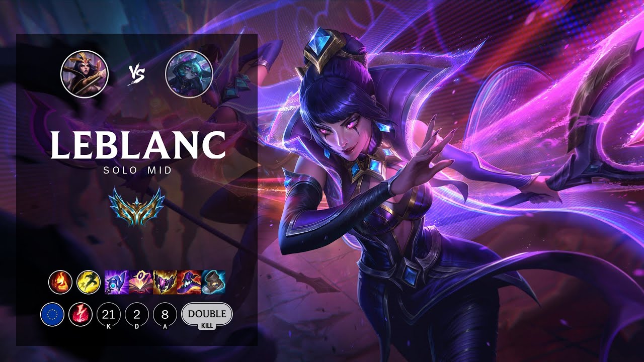LeBlanc Mid vs Vex - EUW Challenger Patch 12.14