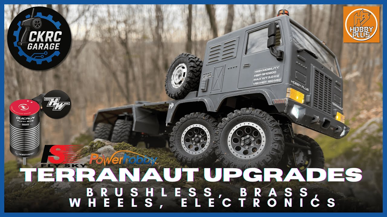 Hobby Plus Terranaut First Round of Upgrades: Brushless, Brass, Electronics, Wheels and Tires