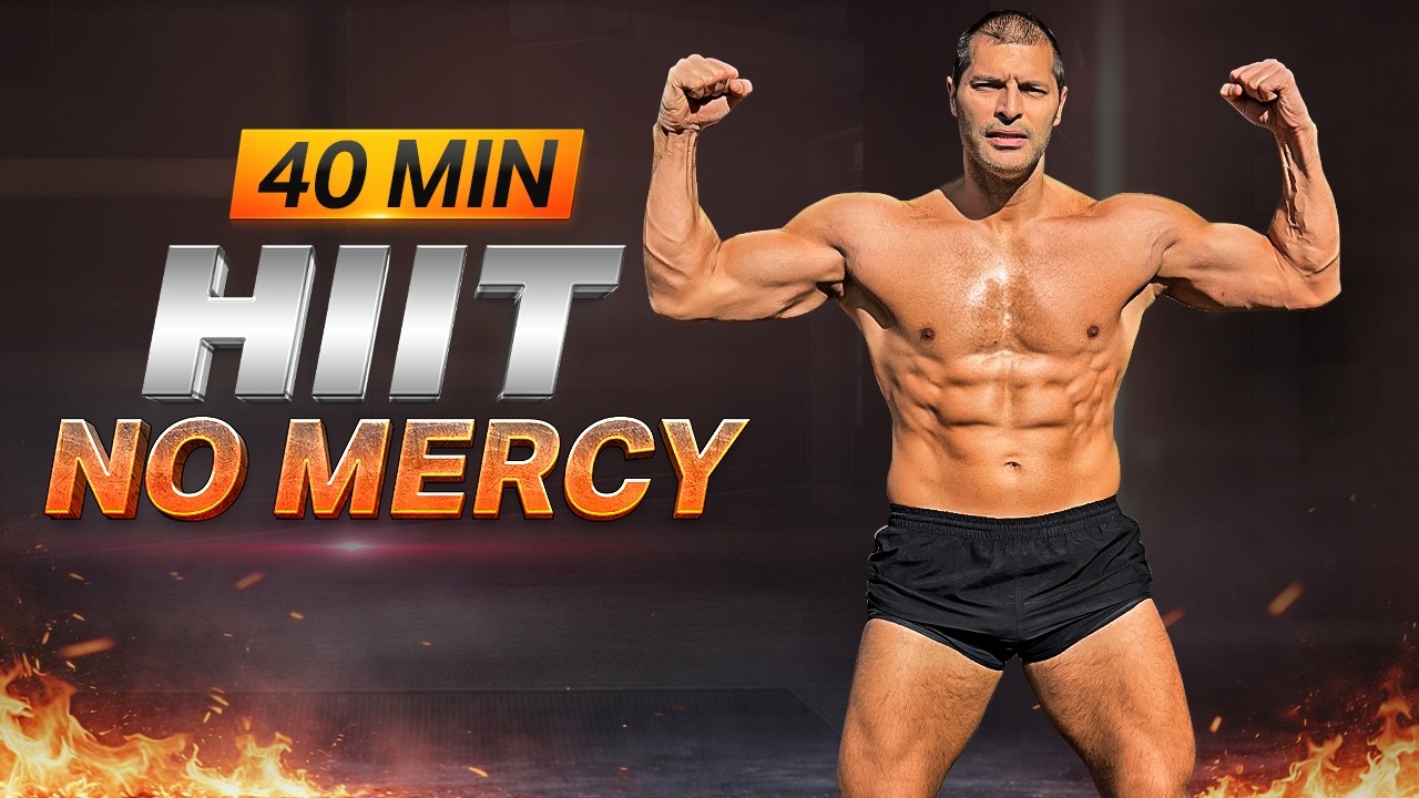 40 мин. Высокоинтенсивная интервальная тренировка (HIIT) с использованием собственного веса тела ...