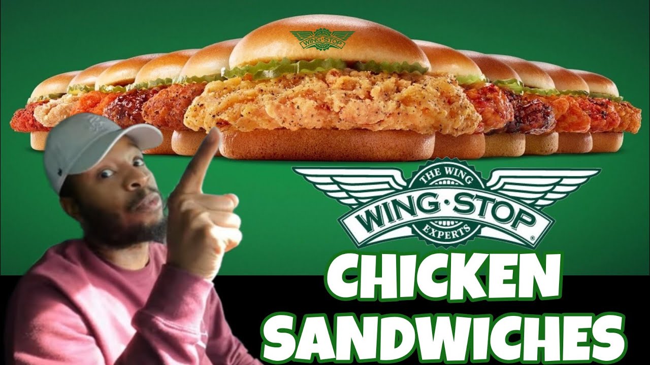 FINALLY Tasting The NEW FAMOUS Wing Stop Chicken Sandwiches! Back In Stock 