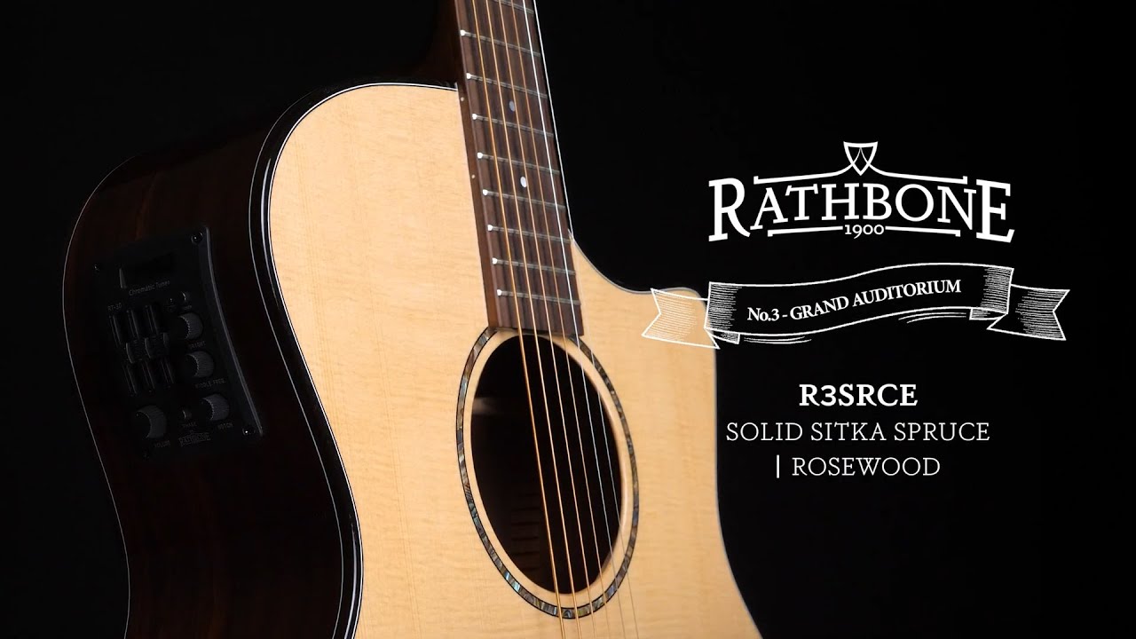 [래스본 어쿠스틱 기타] Rathbone No.3 | Grand Auditorium | Solid Sitka Spruce & Rosewood | R3SRCE