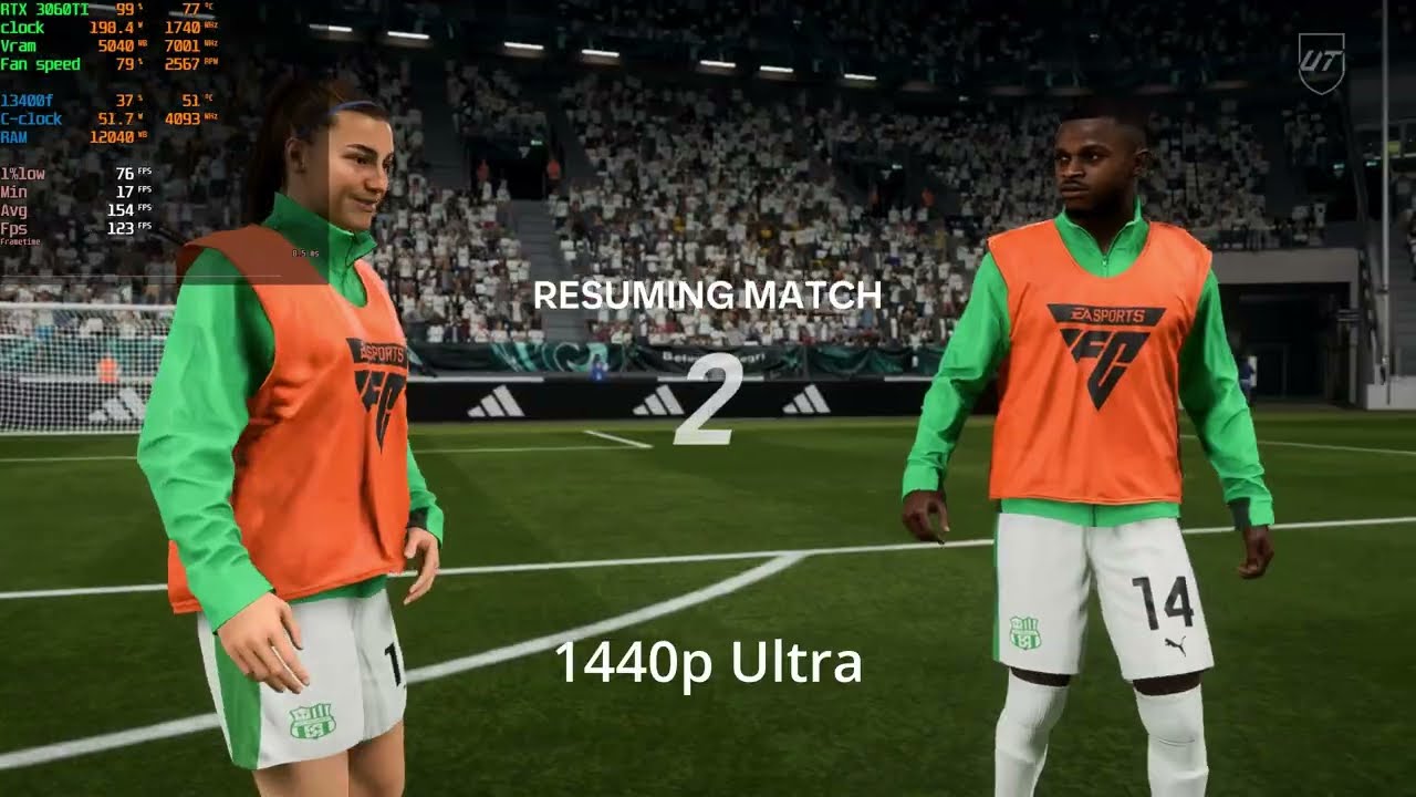 EA Sports FC 26 | RTX 3060TI I5 13400F | ULTRA 4K/1440P/1080P