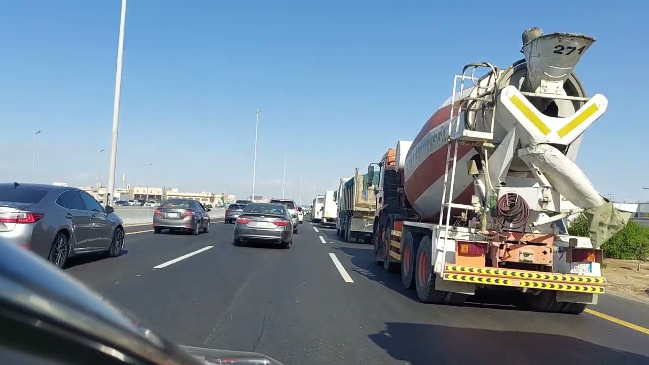 Madina Road Jeddah to Rehaily Slow Moving Traffic