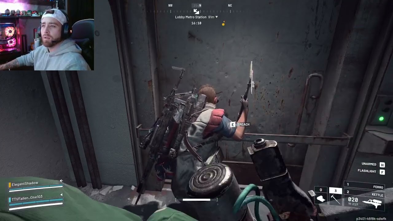 Arc grind, RL to end the stream