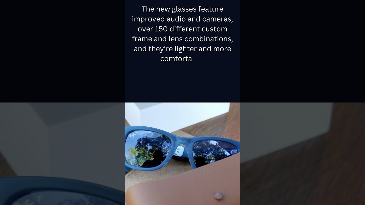 Ray Ban Meta smart glasses
