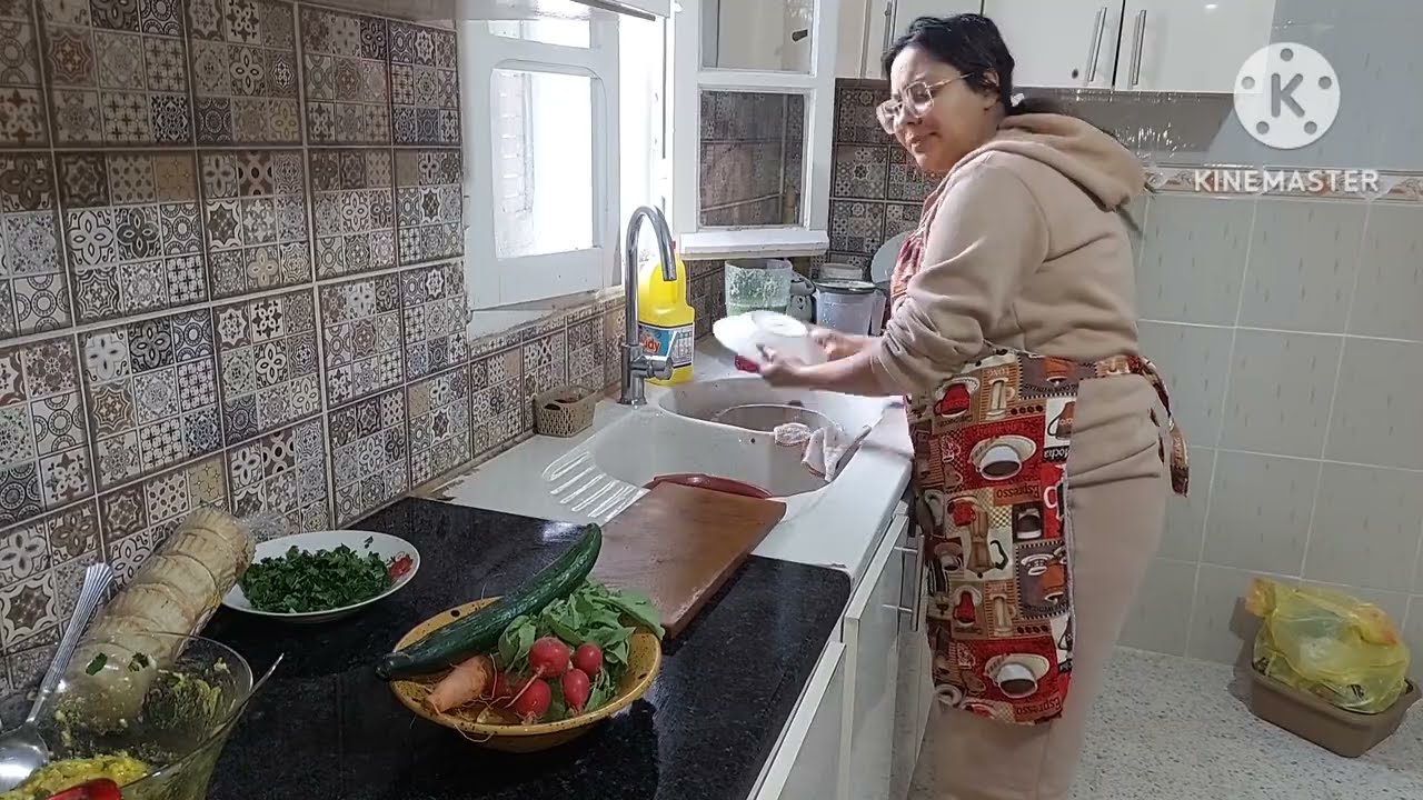 اول روتين لصابرين وراجلها معايا في اول يوم  رمضان