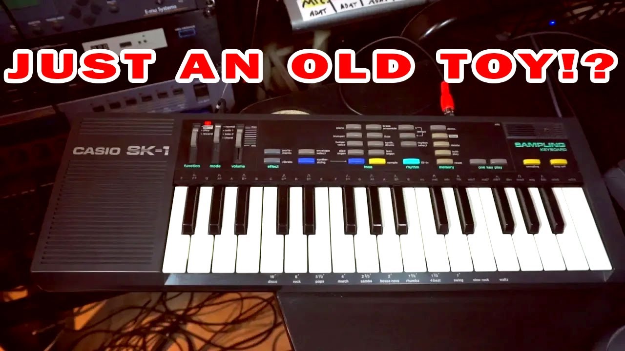 Casio SK-1 from 1985