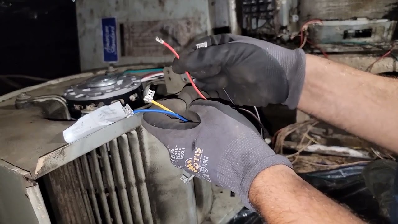 Как заменить модуль и двигатель на двигатель PSC и реле? #psc #relay #hvac
