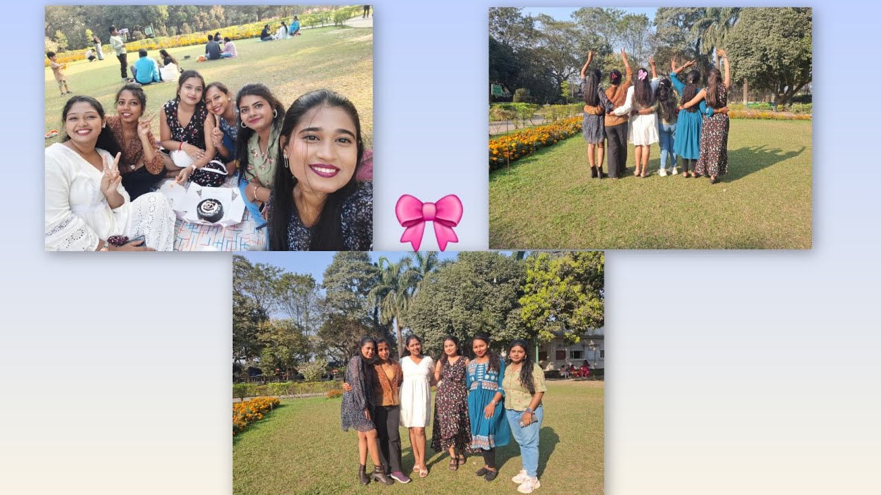 Valentine's day তে পিকনিক?🤣 5 years of togetherness🤍🎀 #picnic #vlog #friendship #food #girlsgroup 