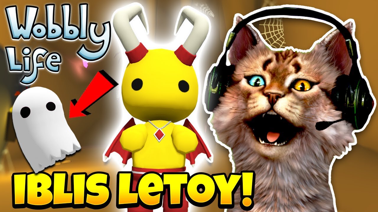 AKU MENYELAMATKAN HANTU LUCU & MENJADI IBLIS LETOY !! 😹 - Wobbly Life Indonesia