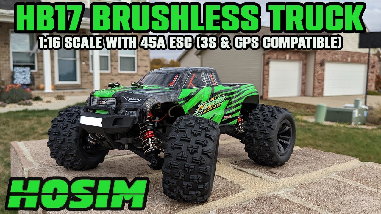 Hosim HB17 Brushless 1:16 4WD RC Truck Review | Awesome RC Truck!!!