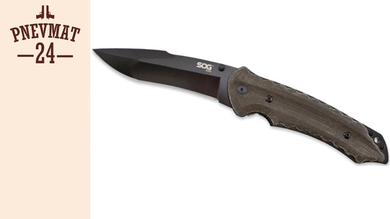 Нож складной SOG Kiku Folder Large Black KU-1012