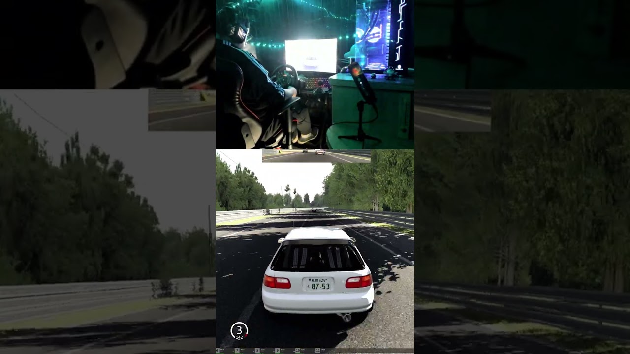 Assetto Corsa, Le Mans, Honda Civic SiR - II  EG6  '91  204BHP  193Nm