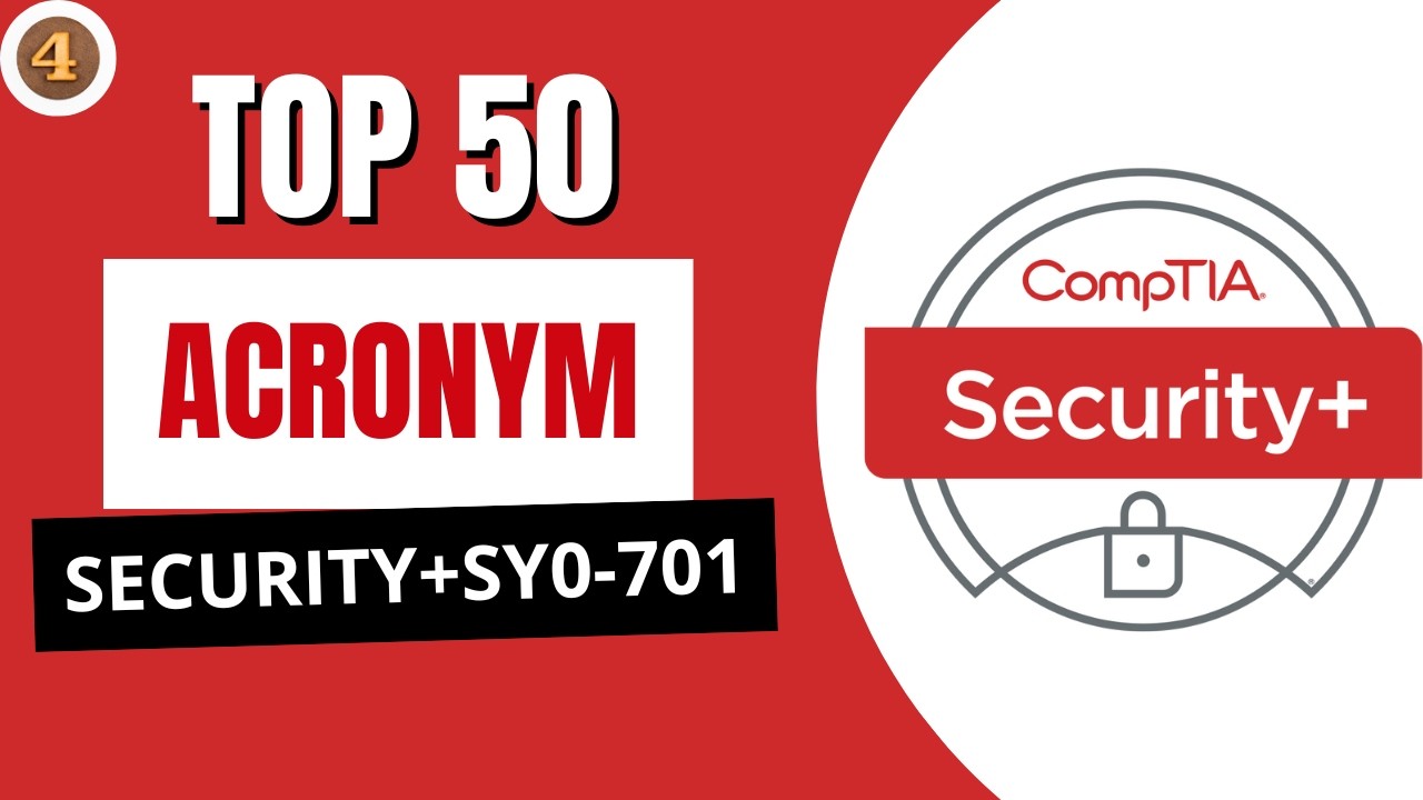 #4 Сдать экзамен CompTIA SECURITY+ SY0 701 с помощью аббревиатуры? / 50 вопросов и пояснения