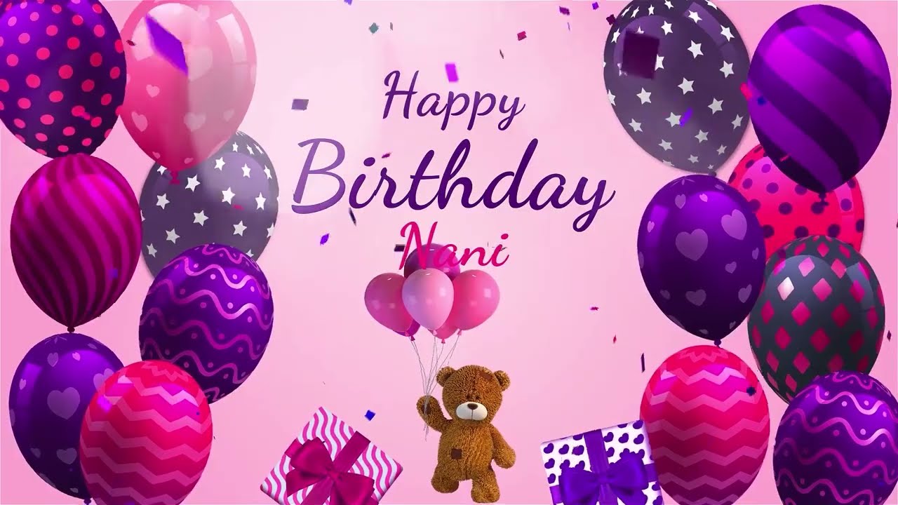 Happy Birthday Nani | Nani Happy Birthday Song