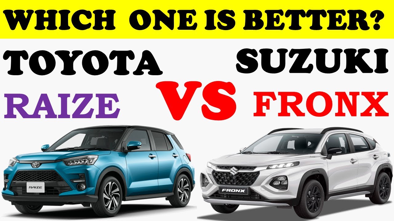Toyota Raize Vs Suzuki Fronx | Best Car Comparison