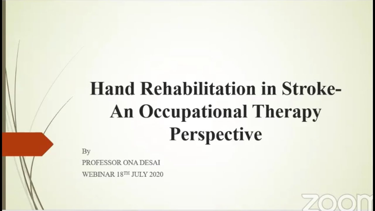 Upper limb rehabilitation in stroke by Dr. Gaurish Kinkre & Dr. Ona Desai