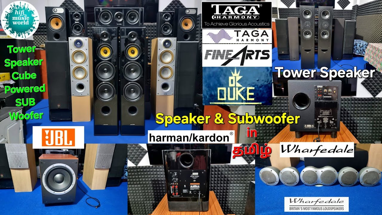 🔊 Tower Speaker Package & 10