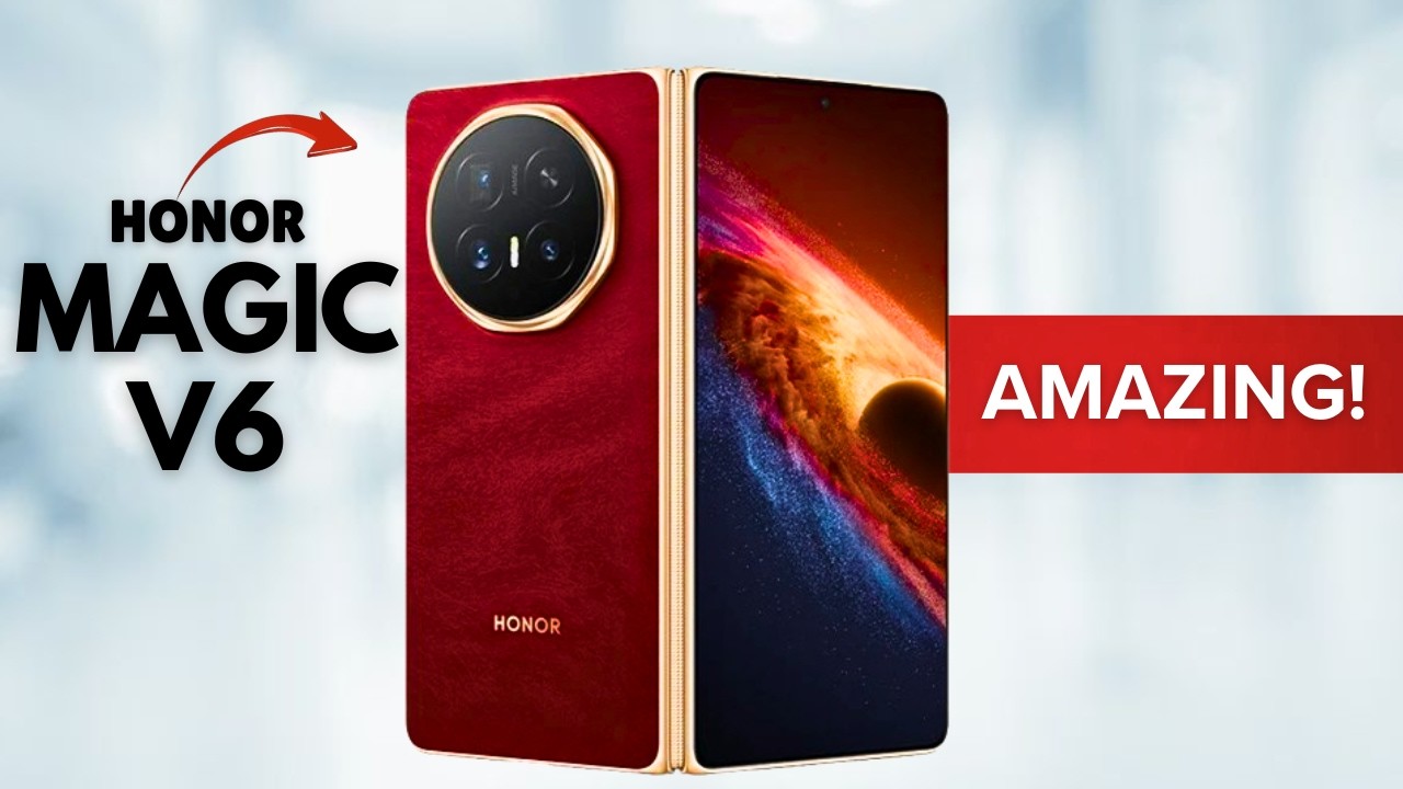 Honor Magic V6 Goes Crease-Free with a Massive 6,600mAh Battery - The Foldable Game Just Changed !!