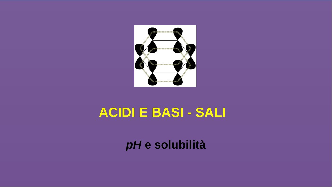 Acidi e basi- 13 (pH e solubilità)