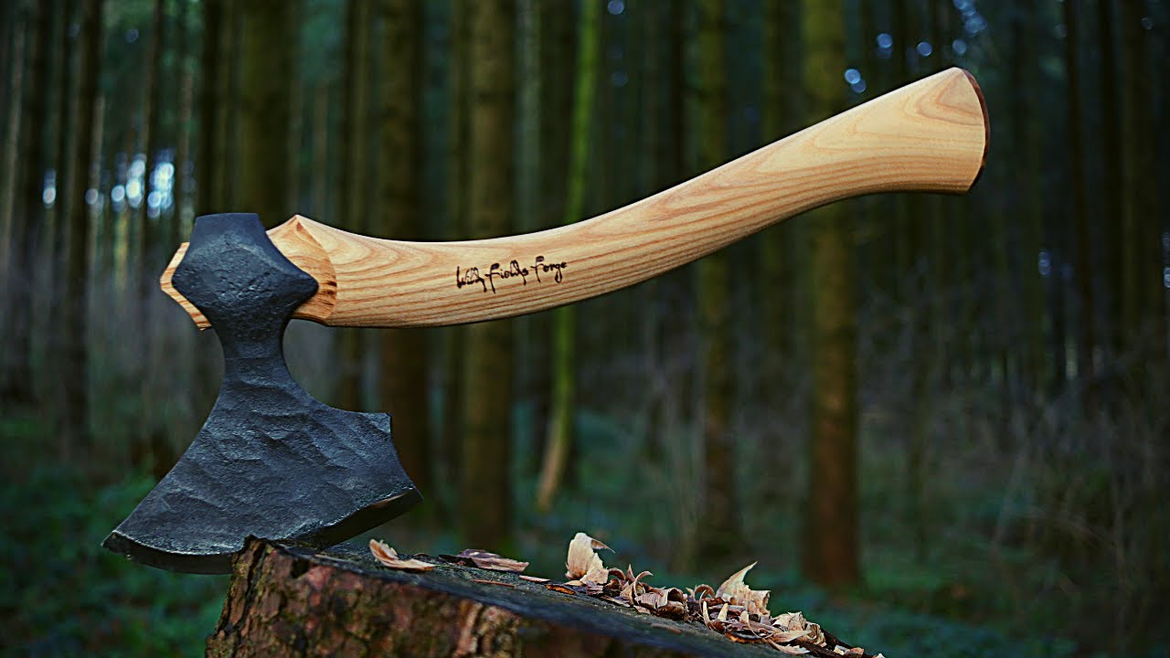WildFieldsForge Medium Viking - Spoon Carving Axe Series