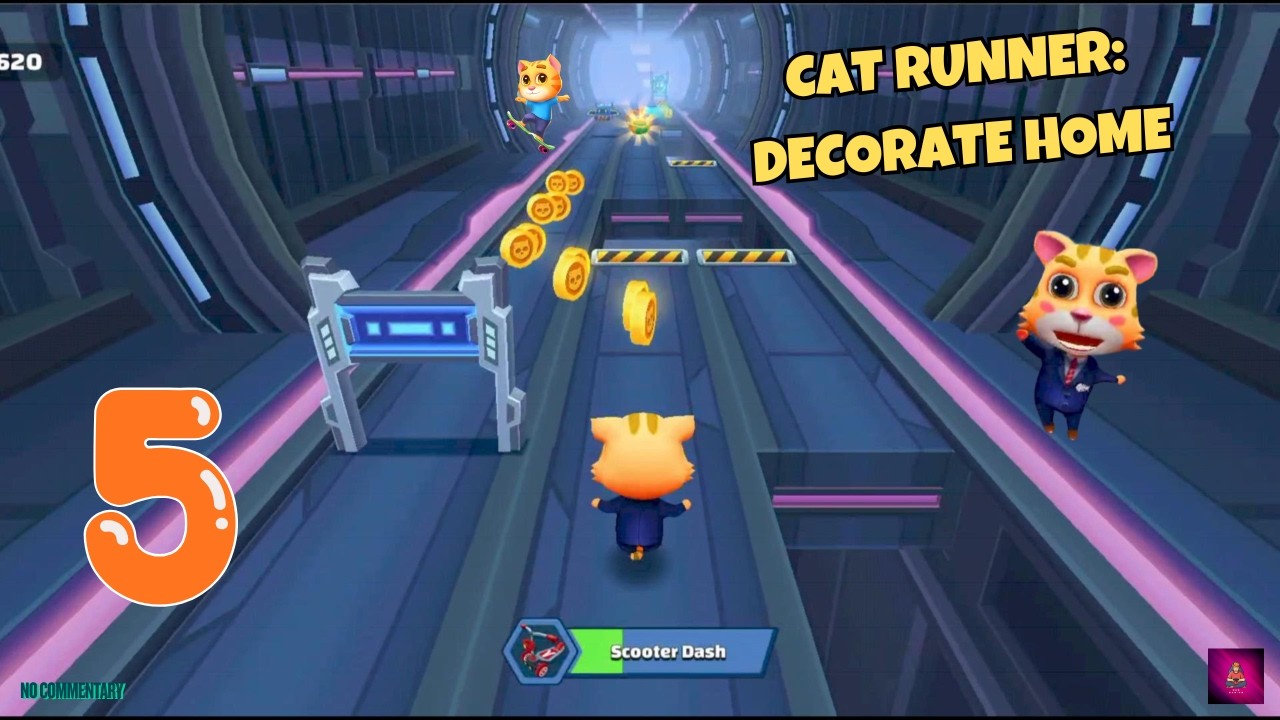 Cat Runner: Decorate Home Gameplay Part 5 (No Commentary)