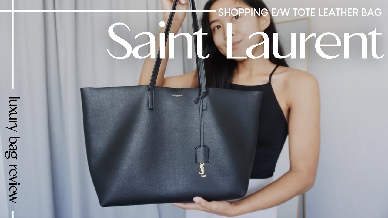 SAINT LAURENT YSL SHOPPING E/W TOTE BAG / 5 year wear & tear in-depth review , luxury designer tote
