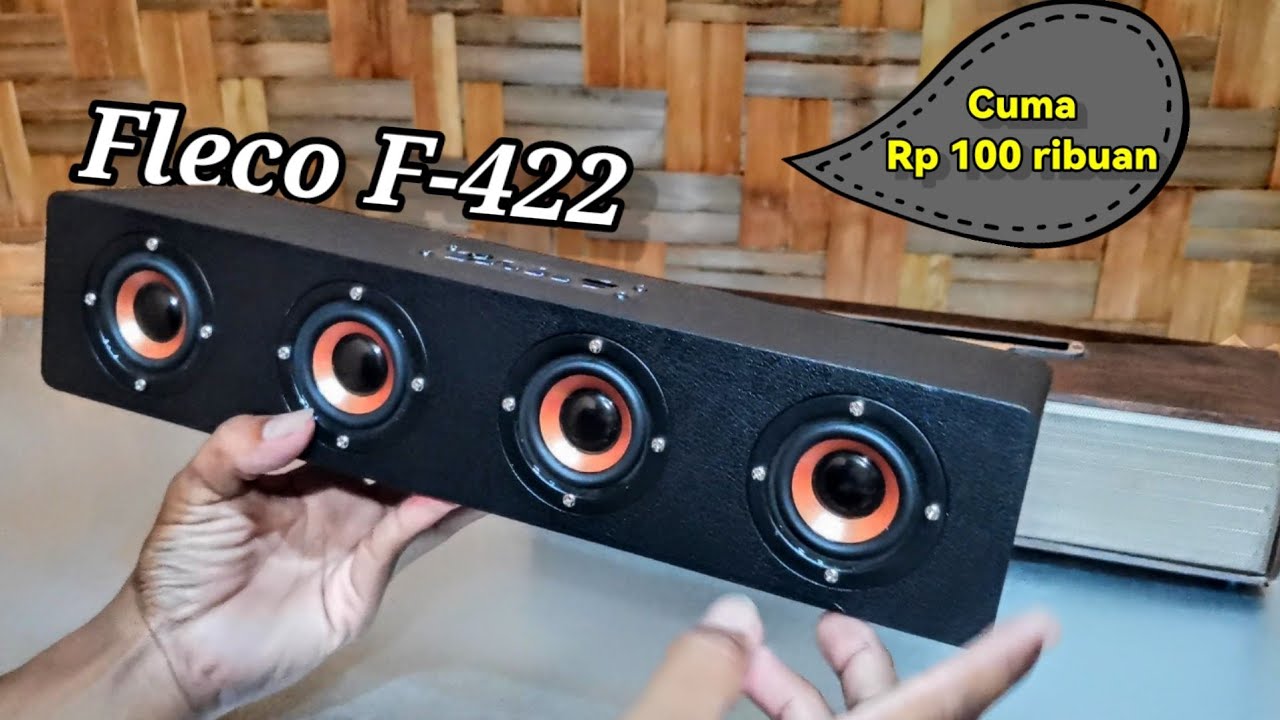 Unboxing & Review Speaker 100 Ribuan🔻Fleco F-422, Cocok Buat Dalam Kamar (vs Kisonli G-11a)