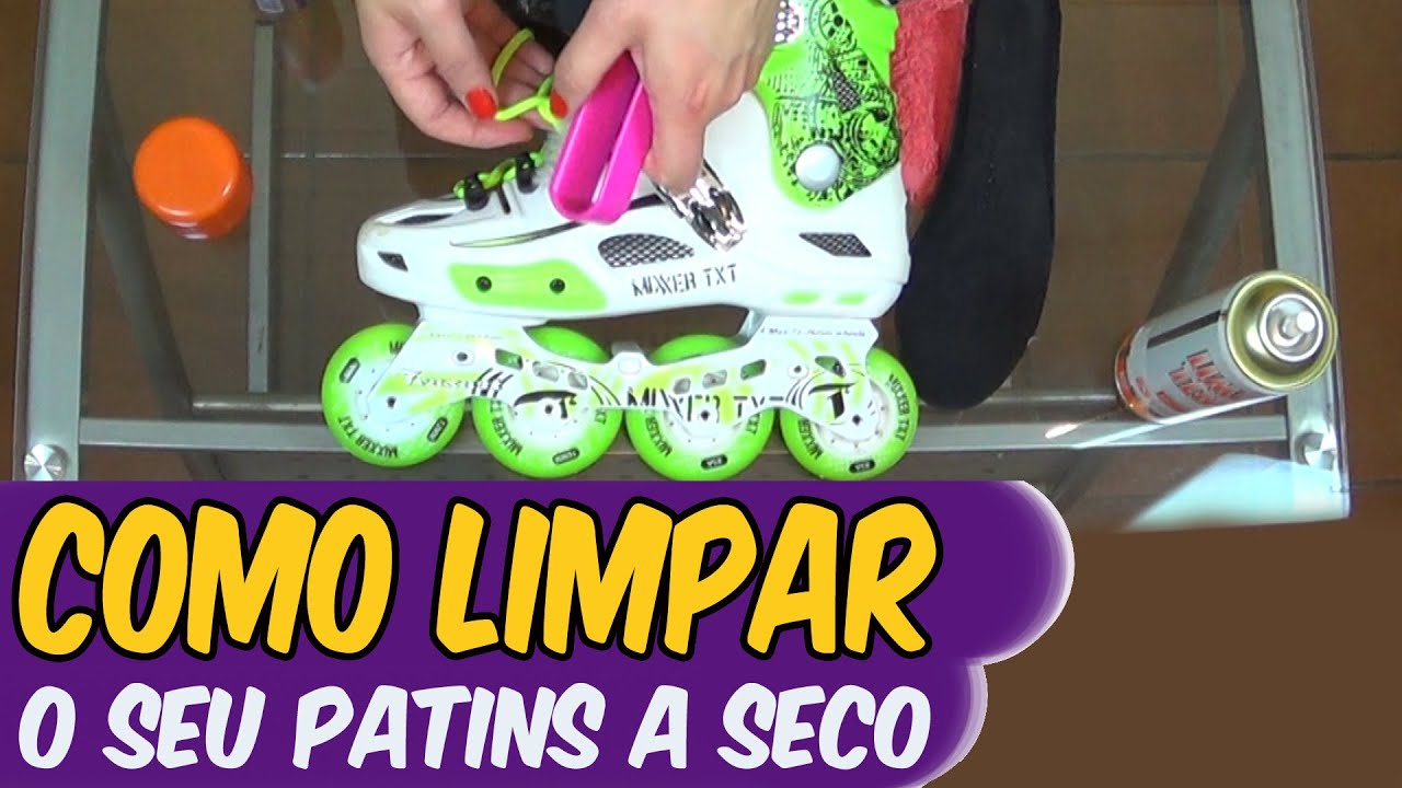 Como limpar o seu patins | Limpeza interna passo a passo | How to clear your skates