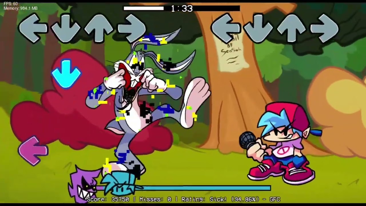 Rabbit Season Official Gameplay - CN Takeover FNF