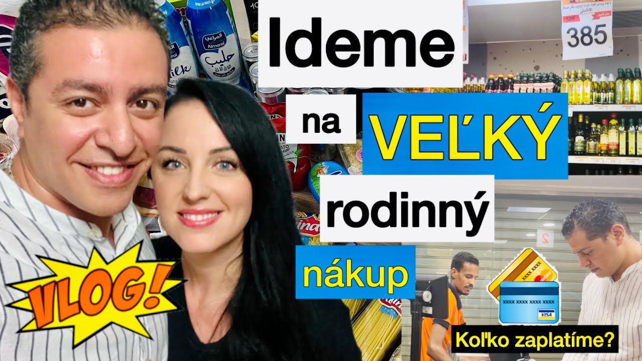 VLOG: IDEME NA VEĽKÝ RODINNÝ NÁKUP! KOĽKO ZAPLATÍME?