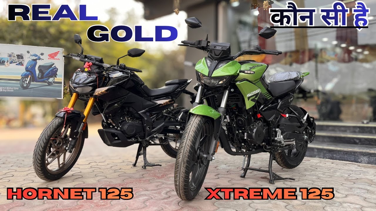 Honda CB 125 Hornet Vs Hero Xtreme 125R New Detailed Comparison Video On Road Price Features Sound !