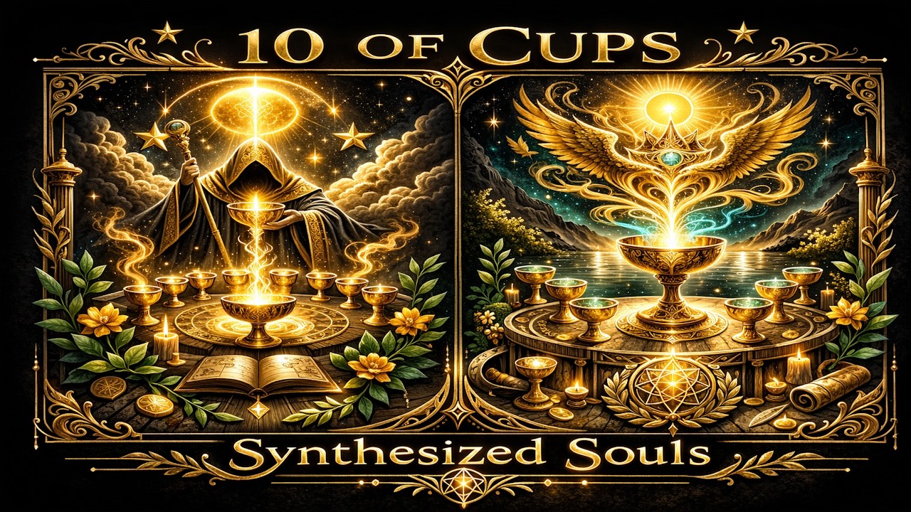 10 of Cups &mdash; Synthesized Souls - Soulmate Energy Tarot-Inspired Soundtrack (Official Music Video)